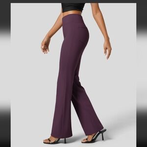 Halara High Waisted Slight Flare Work Pants XLP